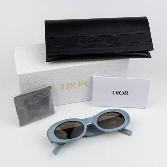 NEW Dior CD DIAMOND EDITION R11 30F0 Blue Brown Unisex Sunglasses main image 4